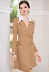 Brown  Chic Mini Dress